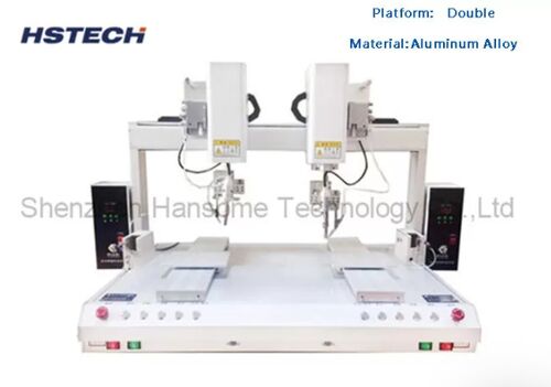 Berita perusahaan terbaru tentang Mesin Solder Robotik 8 Sumbu Dual Table Dual Head HS-DH800 | HSTECH