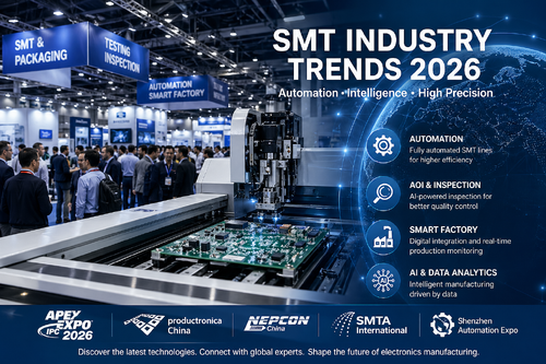 Blog perusahaan terbaru tentang Tren Pameran SMT Global 2026: Apa yang Harus Diperhatikan Produsen Elektronik