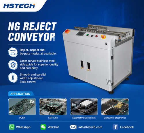 Blog perusahaan terbaru tentang Konveyor Pemisahan NG PCB Kecepatan Variabel Ergonomis Memasuki Pasar dari Hansome Technology