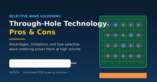 Blog perusahaan terbaru tentang Through-Hole Technology Pros and Cons: How Selective Wave Soldering Machine SW-450YT Wins