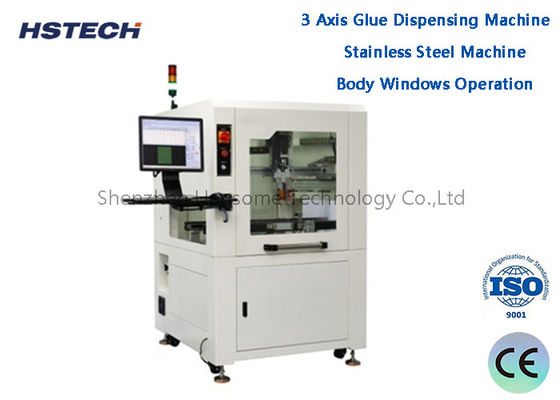 Harga yang bagus Mesin Dispensing Lem Visual Kecepatan Tinggi PC Control LCD Screen Keakuratan Tinggi on line