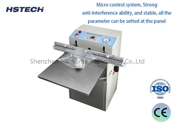 Harga yang bagus Mesin pengemasan vakum penyegelan panas untuk IC gulungan, Bagian optoelektronik, Lebar penyegelan 5-10mm, 1000W on line