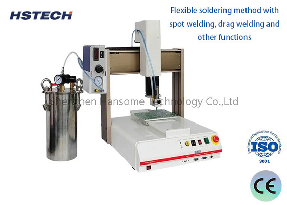 Harga yang bagus 4 Axis LCD Screen AB Mesin Dispensing Lem Dengan Step Motor Dan Timing Belt on line