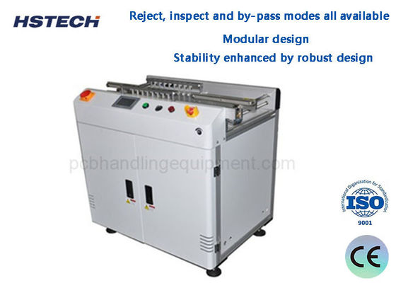 Harga yang bagus Desain Ergonomis Arm Rest Desain Modular Pilih Kontrol Kecepatan Variabel PCB Reject Conveyor on line