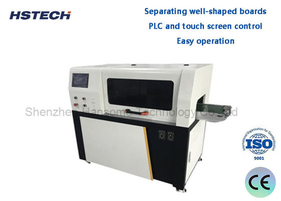 Harga yang bagus Horizontal Vertikal PCB Depaneling Router Dengan CAB Blade Pemisahan Berbentuk Baik on line