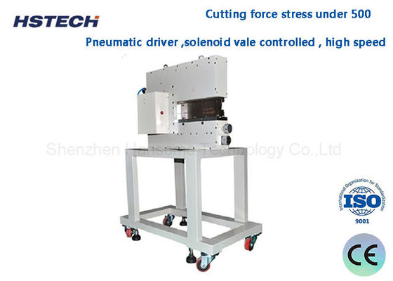Harga yang bagus Pneumatic Driver Solenoid Vale dikendalikan kecepatan tinggi Pneumatic PCB Depanelizer V-CUT PCB Separator on line