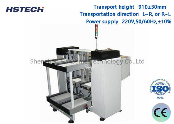 Harga yang bagus PLC Control SMT 90 Degree PCB Magazine Unloader dengan sabuk ESD on line