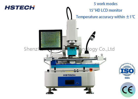 Harga yang bagus Double Rocker Control 4-6bar Tekanan Udara BGA Rework Station dengan ± 0.01mm Mounting Accuracy untuk perakitan elektronik on line