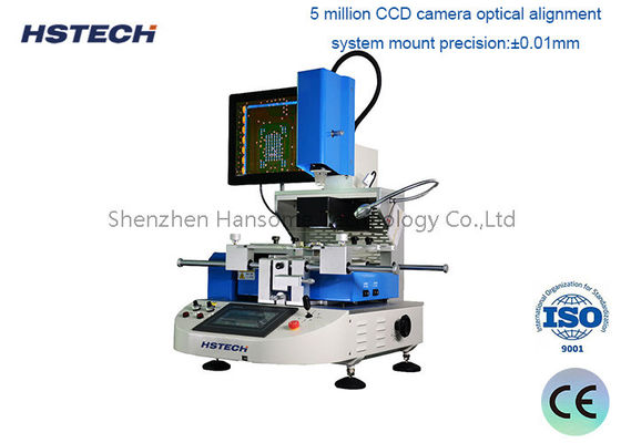 Harga yang bagus Manual & Otomatis BGA Rework Station dengan ± 0.01mm Mounting Accuracy MCGS Touch Screen Control dan 2600W Total Power on line