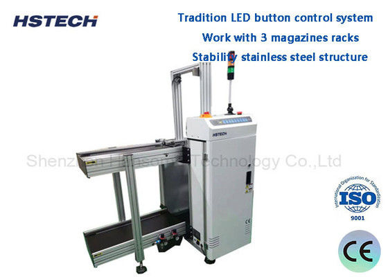 Harga yang bagus Aluminium Profil Copy Nutek 6bar 20M/Min SMT Line Magazine Loader HS-LD250 on line