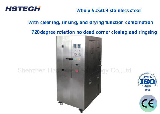 Harga yang bagus SUS304 Stainless Steel SMT Mesin Pembersih Stencil Alkohol Solvent Aqueous HS-600 on line