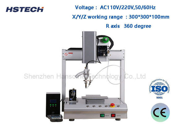 Harga yang bagus Single Double Soldering Iron / Tip Rotation Tersedia Mesin Soldering Desktop HS-S331R on line