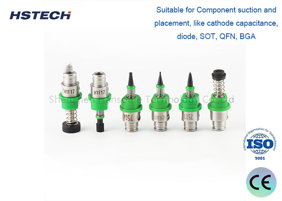Harga yang bagus SMT Nozzle 503 untuk JUKI 2000,E36027290A0,Perak&Hijau,Baja Tungsten+Karet+Keramik on line