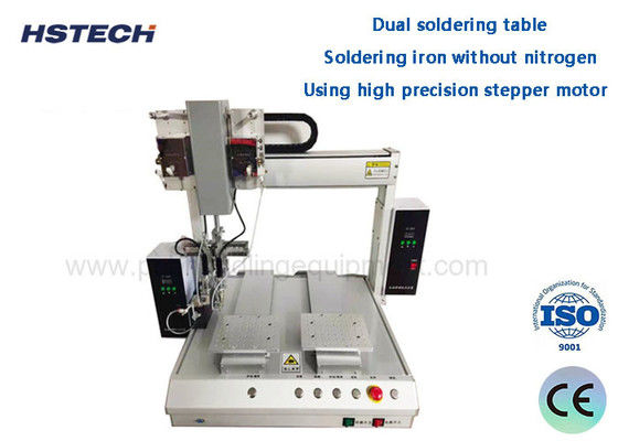 Harga yang bagus Dual Table 2 Soldering Iron Double Temperature Controller Robot Solder Otomatis HS-S331R on line