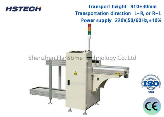 Harga yang bagus 3 Majalah 330mm Lebar LED Button/ Touch Screen Control PCB Link Unloader HS-UD330 on line