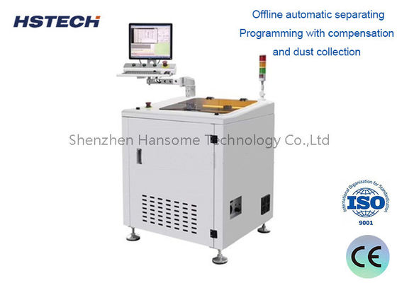 Harga yang bagus Single Platform 60000RPM stainless steel body PCB Depaneling Router Machine dengan ukuran kerja 50x50~410x460mm on line