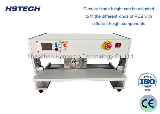Harga yang bagus 300mm/s Kecepatan pemisahan Mesin pemotong PCB V-cut dengan panjang pemotongan 5-360mm on line