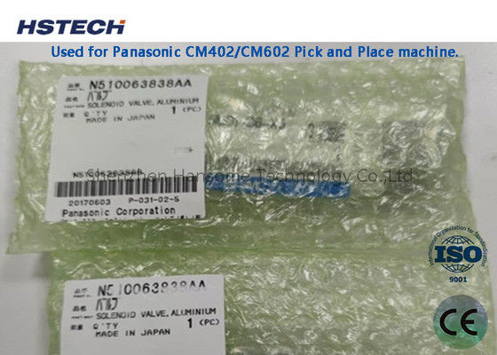 Harga yang bagus N510063838AA KXF0DR6AA00 Aluminium Alloy SMT Mesin Panasonic Solenoid Valve On line