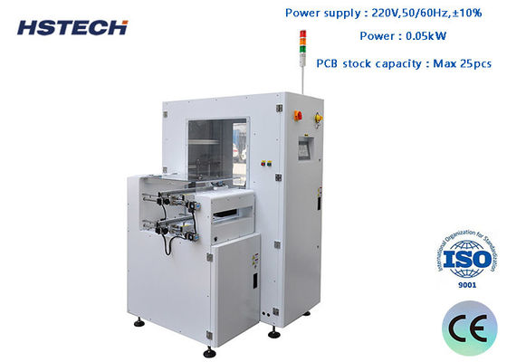Harga yang bagus Touch Screen Vertikal Buffer Dengan Upper Conveyor Platform Dengan SMEMA Kompatibel on line