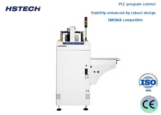 Harga yang bagus Stabilitas modul ditingkatkan oleh desain yang kuat Tes lengan desain ekonomi 90 derajat L tipe PCB unloader on line