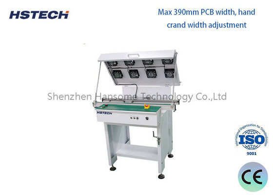 Harga yang bagus ESD Flat Belt LED Button Control Peralatan Penanganan PCB smt Conveyor Untuk Persyaratan Disesuaikan on line
