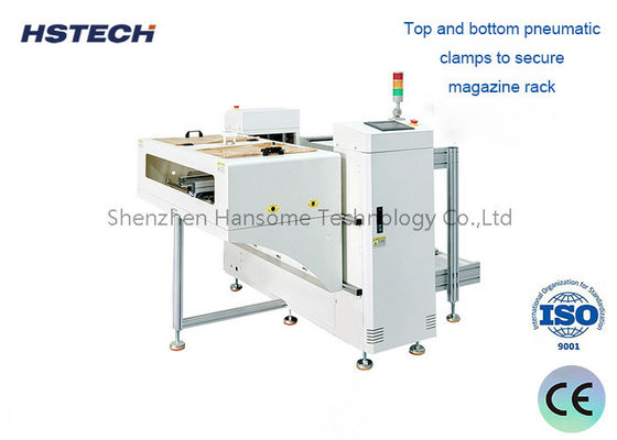 Harga yang bagus SMEMA Signal Tower Light PCB Handling Equipment NG OK PCB Unloader Dengan Pengumpulan Majalah Ganda on line