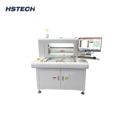 Harga yang bagus Meja Kerja Ganda Router Depaneling PCB Otomatis Offline dengan Pisau Guillotine Berkualitas Tinggi untuk Pemotongan Papan PCB on line