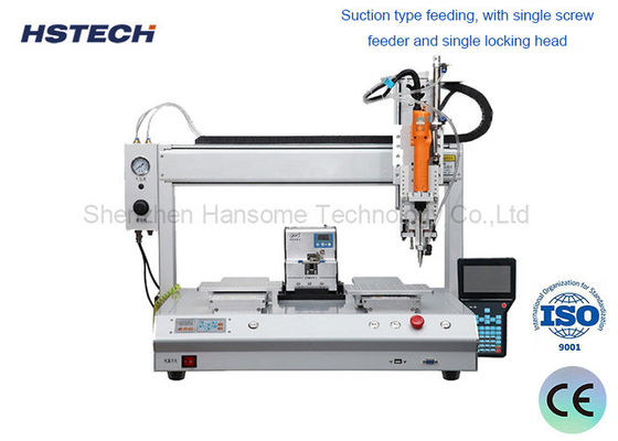 Harga yang bagus Mesin pengikat sekrup kompak dengan kontrol layar sentuh dan dual head screw feeder on line