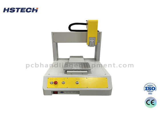 Harga yang bagus X Y Axis Mesin Dispensing Lem Mudah Operasi Platform Tunggal Tipe Kecil Untuk perakitan elektronik on line