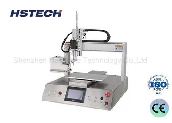 Harga yang bagus Single Screw Feeder Touch Screen Screw Fastening Machine dengan pemrograman sederhana on line