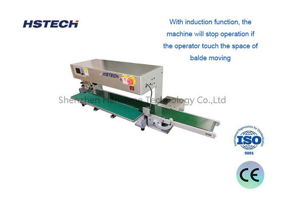 Harga yang bagus HS-300 Blade Moving PCB Depaneling Equipment 400mm Panjang Kontrol Motor Tunggal on line