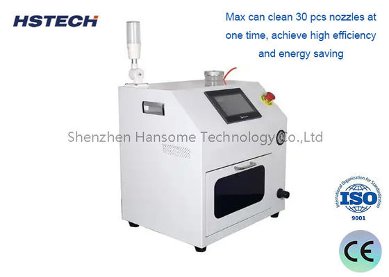 Harga yang bagus Layar sentuh 304 Stainless Steel PLC Distribute Control SMT Nozzle Cleaner on line