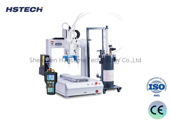 Harga yang bagus Max 300mm/s Mesin Dispensing Lem Berkecepatan Tinggi dengan Penyimpanan Jarum Suntik PUR 30ml on line