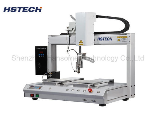 Harga yang bagus Mesin Robot Pengemasan PCB Pengendalian Pemanasan 0.6 hingga 1.0mm Solder Wire Kompatibel on line