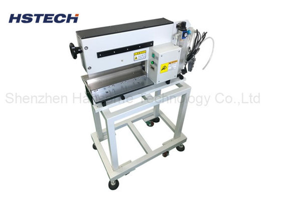 Harga yang bagus FR4 Aluminium Board PCB Depaneling Equipment Pneumatic Driven Linear Blade Separator on line