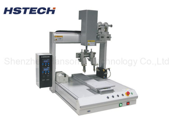 Big Storage Space Belt Automatic Soldering Robot Motion Control Kepala ganda