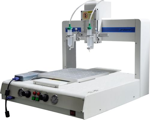 Harga yang bagus 350W LCD Screen Epoxy Glue Dispenser dengan ±0.02mm Pengulangan Akurasi dan 4 Axis Control on line