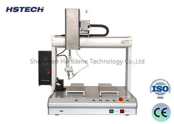 Robot pemotong otomatis dengan ujung ganda dengan stasiun kerja ganda