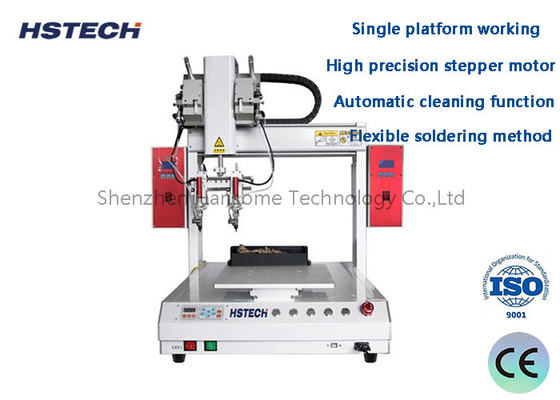 Harga yang bagus Mesin Soldering Automatic Single Platform dengan ujung soldering ganda on line
