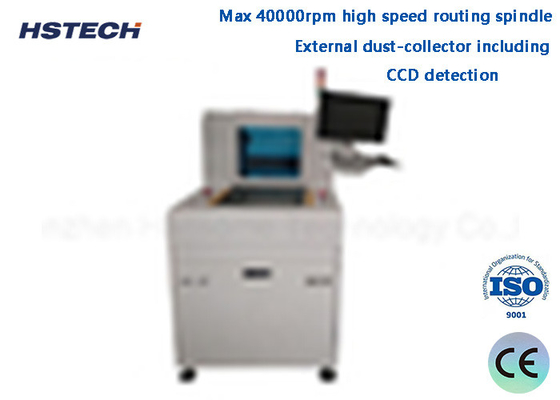 Harga yang bagus CCD Deteksi Operasi Windows, Lokasi manual atau File Import Single Platform PCBA Router Machine on line