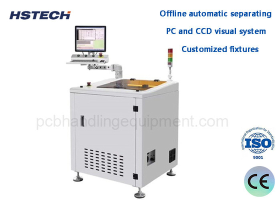 Harga yang bagus PC dan CCD Visual System Fittings Disesuaikan Offline Automatic Separating Offline PCBA Depaneling Router on line