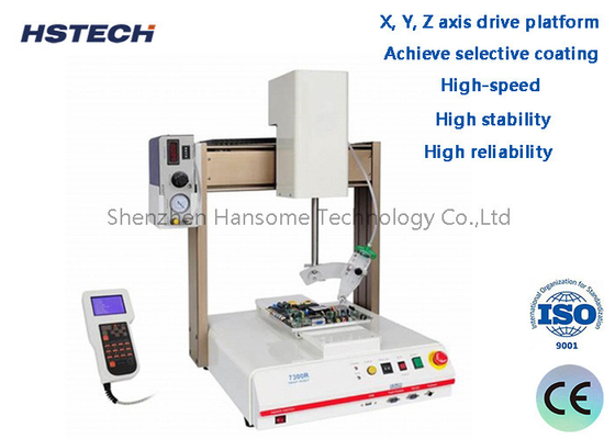 Harga yang bagus 3 Axis Selective Coating Machine Mesin Dispensing Lem Dengan Servo Motor Screw Driver Module Silinder Listrik on line