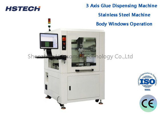 Harga yang bagus Mesin Dispensing Lem Visual Kecepatan Tinggi PC Control LCD Screen Keakuratan Tinggi on line