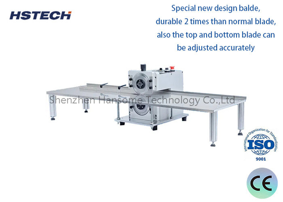Harga yang bagus Efisiensi Tinggi Otomatis V-cut PCB Depaneling Machine untuk LED Board dengan Platform panjang on line