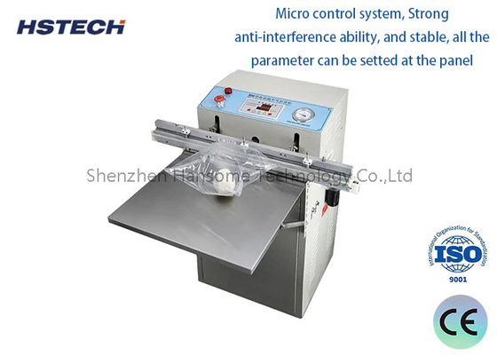 Harga yang bagus Mesin pengemasan vakum penyegelan panas untuk IC gulungan, Bagian optoelektronik, Lebar penyegelan 5-10mm, 1000W on line