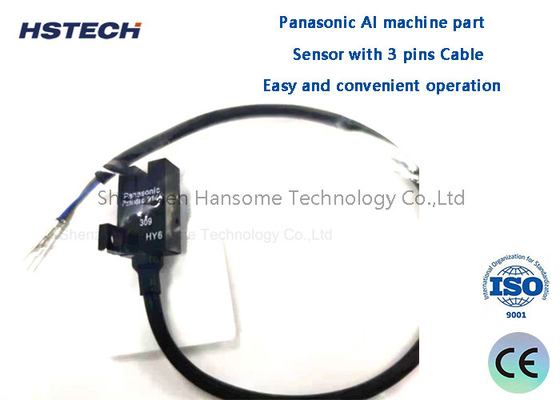 Harga yang bagus Panasonic Al Mesin Bagian Sensor 304133426301 SMT Bagian Mesin Dengan 3 Pin Kabel on line