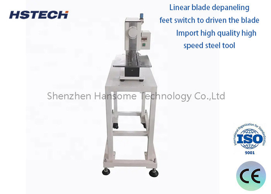 Harga yang bagus High Speed Steel Tool Guillotine PCB Pemisahan Depaneling Mesin on line