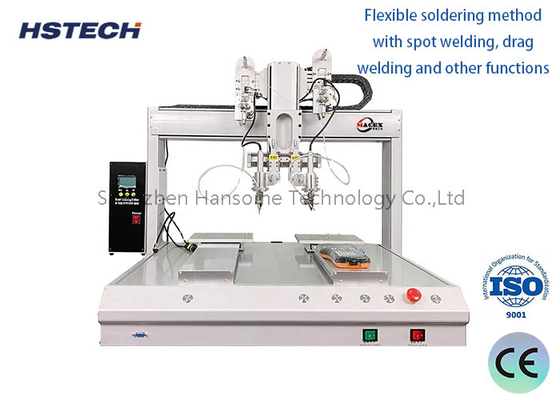 Harga yang bagus 4 Axis Taiwan Hiwin Linear Guide Solder Robot dengan Pendant Pengajaran LCD on line