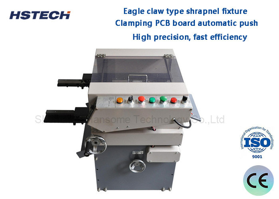 Harga yang bagus Stabilitas Tinggi Clamping PCB Board Otomatis Dorong Grouding Wire Dilengkapi Otomatis PCB Lead Cutting Machine on line
