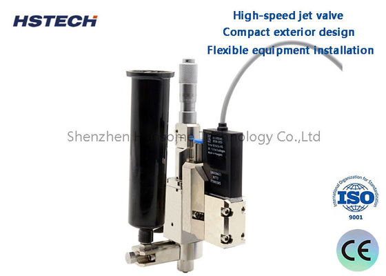 Harga yang bagus Katup Jetting Aluminium Kecepatan Tinggi Volume Terkontrol Katup Dispensing HS PF 100 HS PF 200 On line